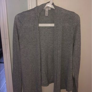 Grey Open Coat